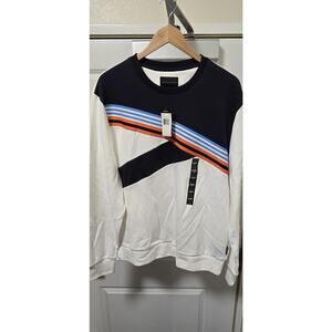 Y2K Sean Jean Sweatshirt Size L Vintage Sweater Stripes